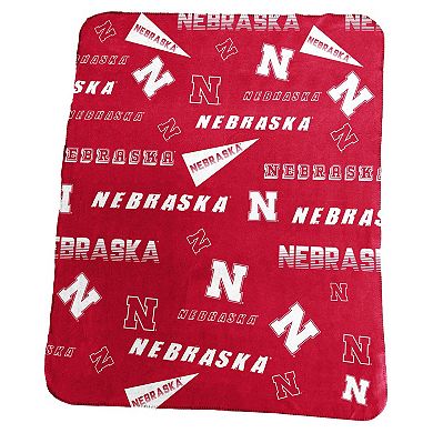 "Nebraska Huskers 50"" x 60"" Classic Fleece Blanket"