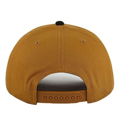 Men's American Needle Tan/Black Chicago Blackhawks Burnett Adjustable Hat