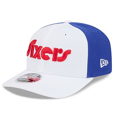 Men's New Era White Philadelphia 76ers 2024/25 City Edition 9SEVENTY Stretch-Snap Hat