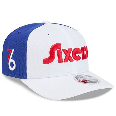 Men's New Era White Philadelphia 76ers 2024/25 City Edition 9SEVENTY Stretch-Snap Hat