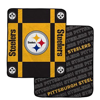 Pegasus Pittsburgh Steelers 60” x 70” Reverse Block Double-Sided Ultra Cozy Blanket