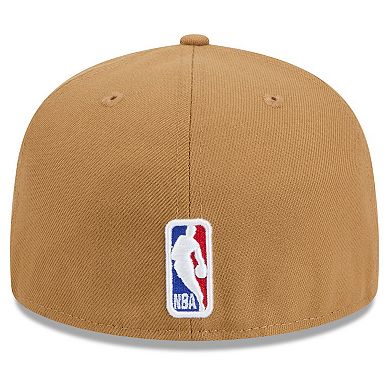 Men's New Era Tan Chicago Bulls 2024/25 City Edition Alternate 59FIFTY Fitted Hat