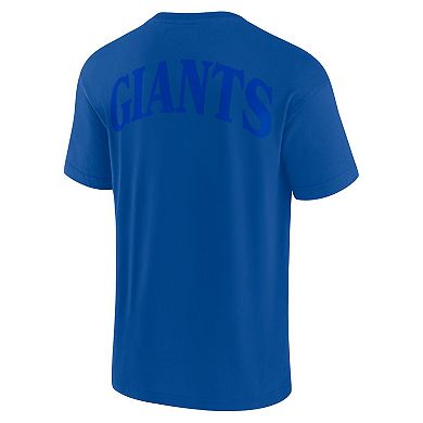 Unisex Fanatics Royal New York Giants Elements Iconic T-Shirt