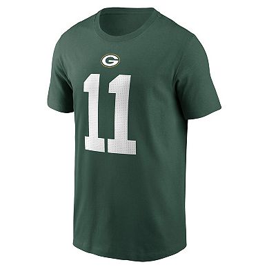 Men's Nike Jayden Reed Green Green Bay Packers Name & Number T-Shirt