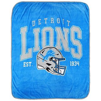 Pegasus Detroit Lions Vintage Arch Ultra Soft 50" x 60" Blanket