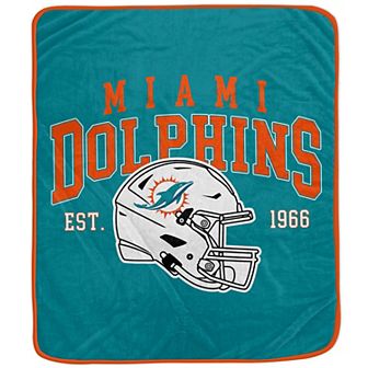 Pegasus Miami Dolphins Vintage Arch Ultra Soft 50" x 60" Blanket