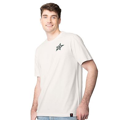 Men's Margaritaville Cream Dallas Stars Time Flies T-Shirt