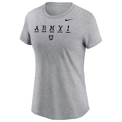 Women's Nike Gray Army Black Knights 2024 Rivalry Collection Army! T-Shirt