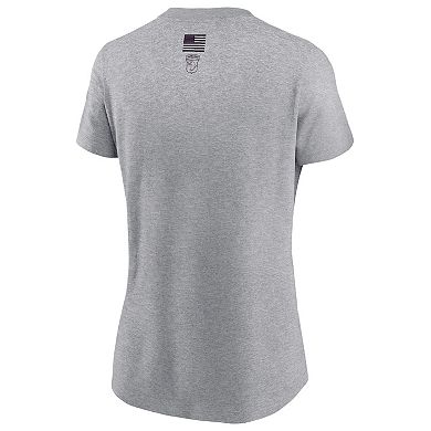 Women's Nike Gray Army Black Knights 2024 Rivalry Collection Army! T-Shirt