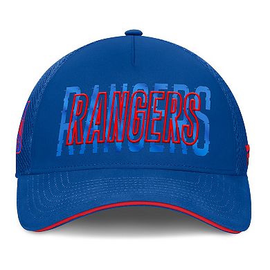 Men's Fanatics Blue New York Rangers Fundamental Flex Hat