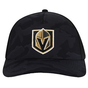 Men's American Needle Black Vegas Golden Knights Valin Camo Super Tech Vented Adjustable Hat