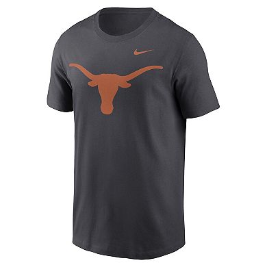 Men's Nike Anthracite Texas Longhorns Primetime Evergreen Logo T-Shirt