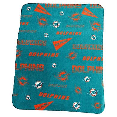 "Miami Dolphins 50"" x 60"" Classic Fleece Blanket"