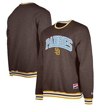 Men's New Era Brown San Diego Padres Pullover Sweatshirt