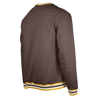Men's New Era Brown San Diego Padres Father's Day Pullover Sweatshirt