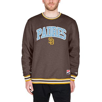Men's New Era Brown San Diego Padres Father's Day Pullover Sweatshirt