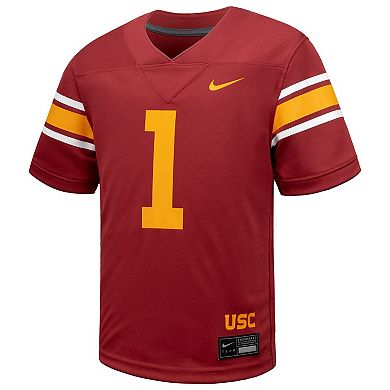 Youth Nike #1 Cardinal USC Trojans Alternate Untouchable Football Jersey