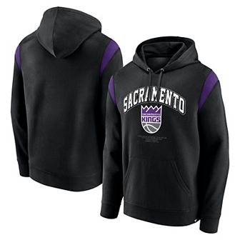 Men's Fanatics Black Sacramento Kings Scorer Pullover Hoodie