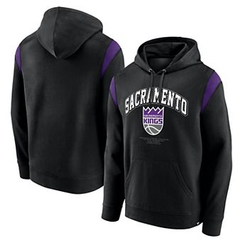 Men's Fanatics Black Sacramento Kings Scorer Pullover Hoodie