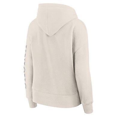 Women's Fanatics Cream New York Knicks Elements Next Pullover Hoodie