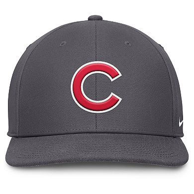 Men's Nike Gray Chicago Cubs Pro Performance Snapback Hat