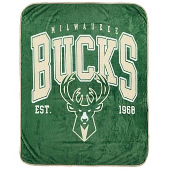 Pegasus Milwaukee Bucks Vintage Arch Ultra Soft 50" x 60" Blanket