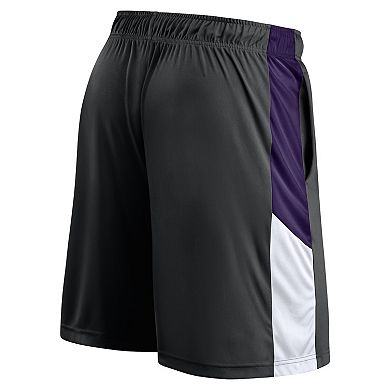 Men's Fanatics Black Phoenix Suns Practice Performance Shorts