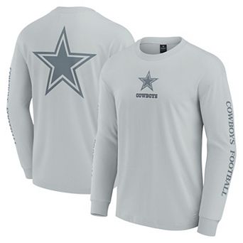 Unisex Fanatics Gray Dallas Cowboys Elements Strive Long Sleeve T-Shirt