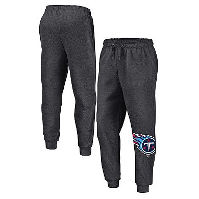 Men's Fanatics Heather Charcoal Tennessee Titans Boost Fleece Joggers