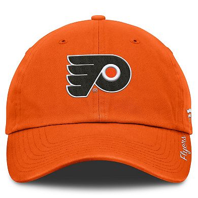 Women's Fanatics Orange Philadelphia Flyers Core Logo Adjustable Hat