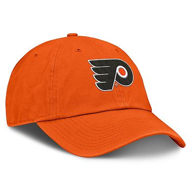 Women's Fanatics Orange Philadelphia Flyers Core Logo Adjustable Hat