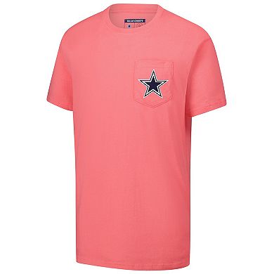 Women's Lauren James Coral Dallas Cowboys Folksy Americana T-Shirt