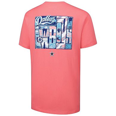 Women's Lauren James Coral Dallas Cowboys Folksy Americana T-Shirt