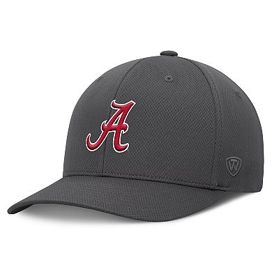 Men's Top of the World Charcoal Alabama Crimson Tide Reflex Logo Flex Hat