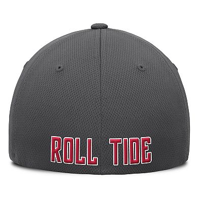 Men's Top of the World Charcoal Alabama Crimson Tide Reflex Logo Flex Hat