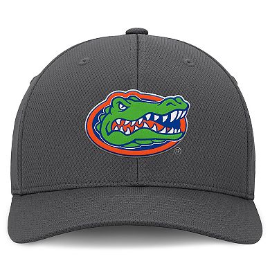Men's Top of the World Charcoal Florida Gators Reflex Logo Flex Hat
