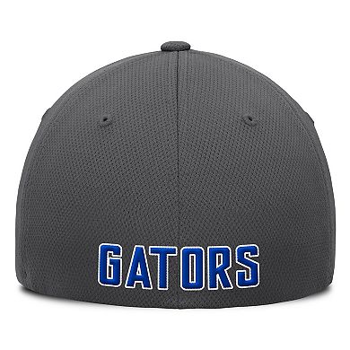 Men's Top of the World Charcoal Florida Gators Reflex Logo Flex Hat