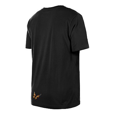 Tシャツ・カットソー New Era MLB Detroit Tigers Felt Pocket T-Shirt Heather Grey New Era 2025 MLB Detroit Tigers Felt Pocket T-Shirt, Heather