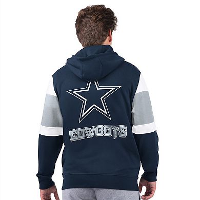 Men's G-III Sports by Carl Banks Navy Dallas Cowboys Extreme Full-Zip Hoodie