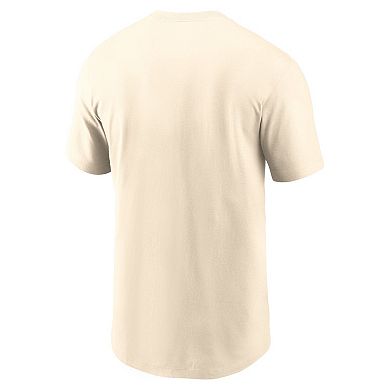 Men's Nike Cream Texas Rangers City Connect Wordmark T-Shirt