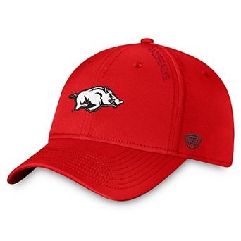 Men's Top of the World Cardinal Arkansas Razorbacks Reflex 2.0 Flex Fit Hat