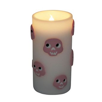 Celebrate Together™ Halloween LED Skull Pillar Candle