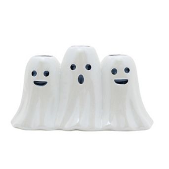 Celebrate Together™ Halloween Ceramic Iridescent Ghost Candelabra