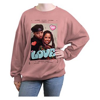 Juniors' Clueless Murray And Dionne Love Oversized Graphic Pullover