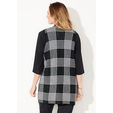 Catherines Women's Plus Size Topper Vest
