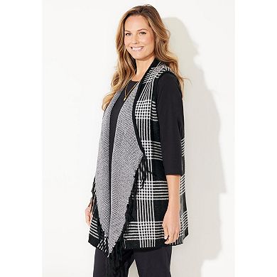 Catherines Women's Plus Size Topper Vest