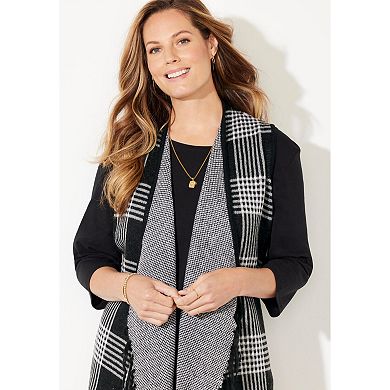 Catherines Women's Plus Size Topper Vest
