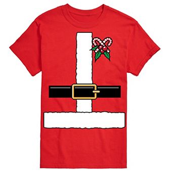 Men's Santa Suit Cosplay Graphic Tee