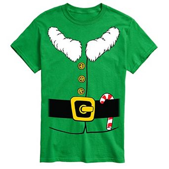 Men's Elf Suit Cosplay Graphic Tee