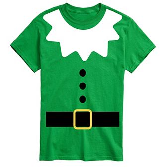 Men's Elf Suit Cosplay Graphic Tee